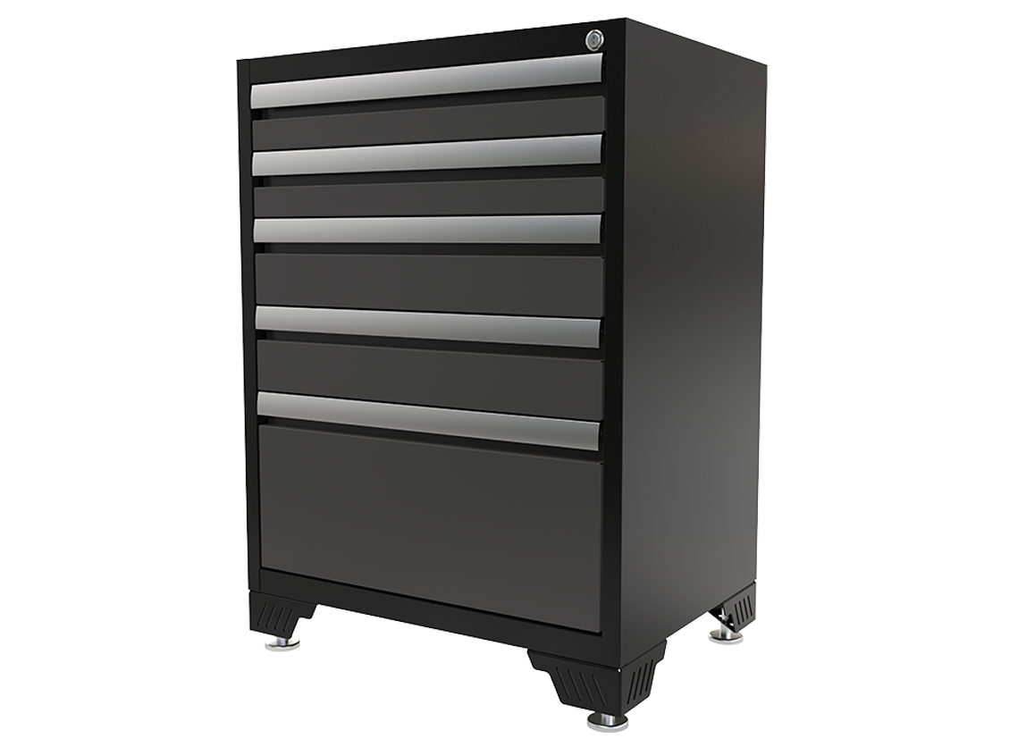 BASE STORAGE CABINET WITH DRAWERS 24”