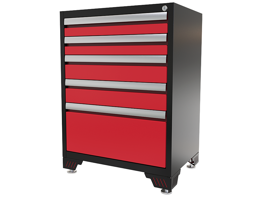 BASE STORAGE CABINET WITH DRAWERS 24”