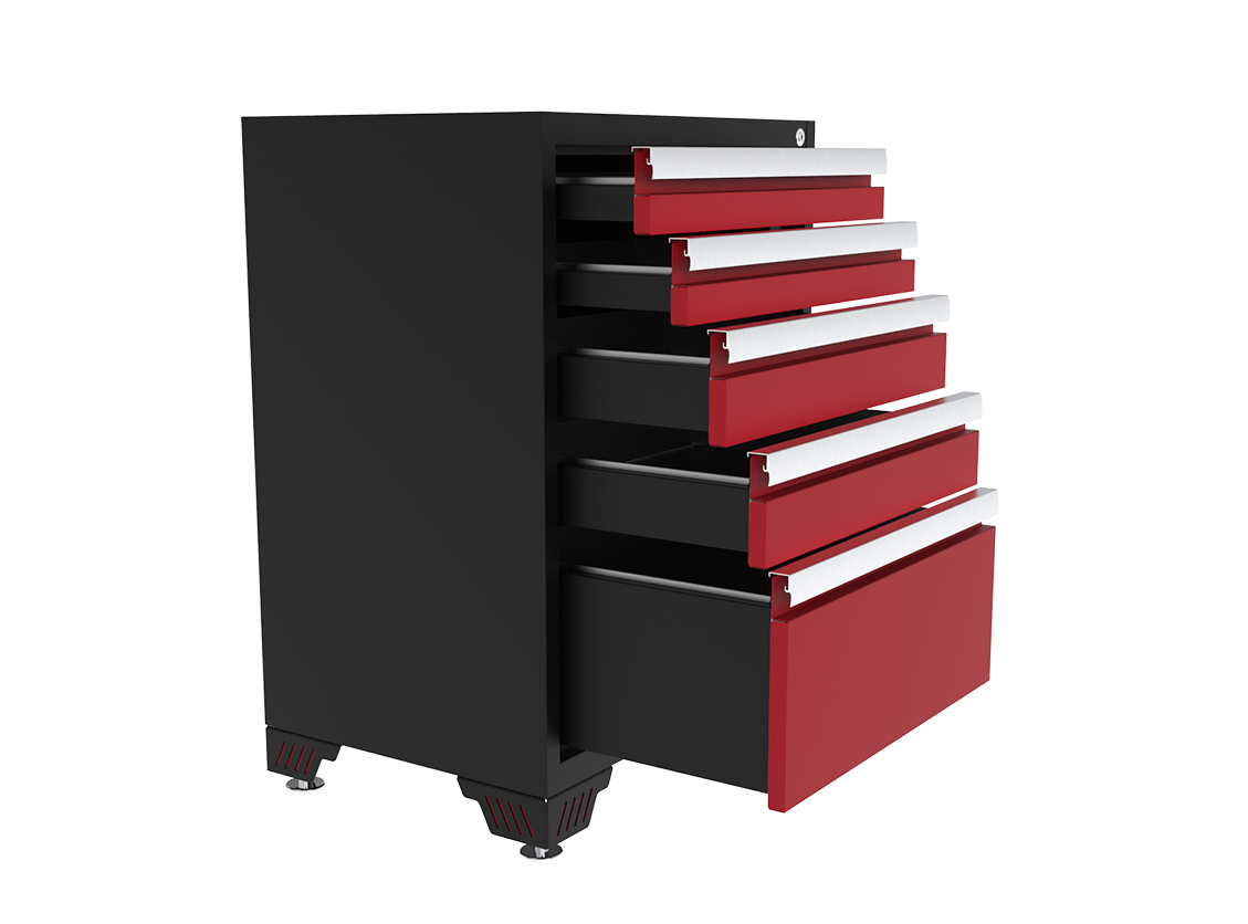 BASE STORAGE CABINET WITH DRAWERS 24”
