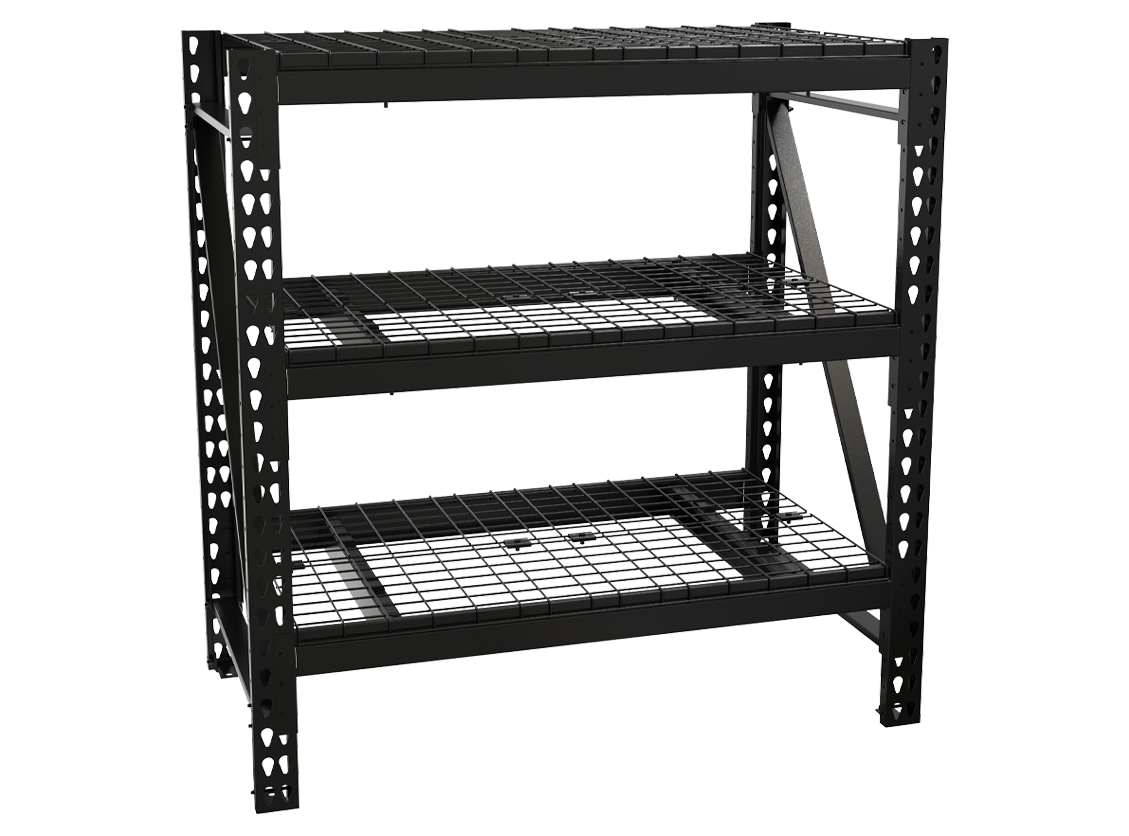 3-TIER BOLTED SHELVING