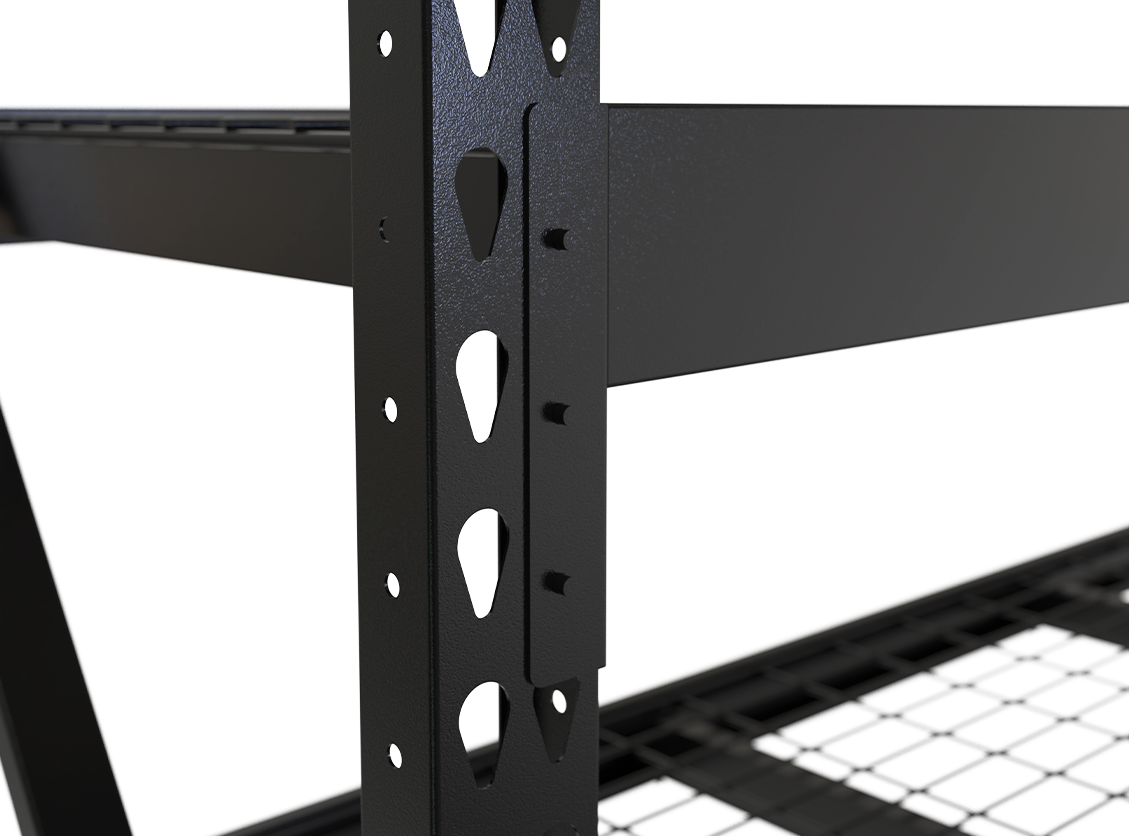 4-SHELF STORAGE RACK 76x72x26”