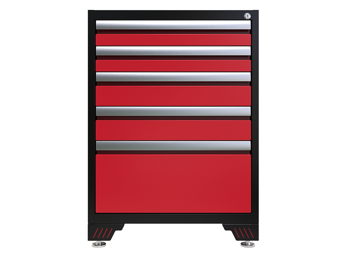 BASE STORAGE CABINET WITH DRAWERS 24”