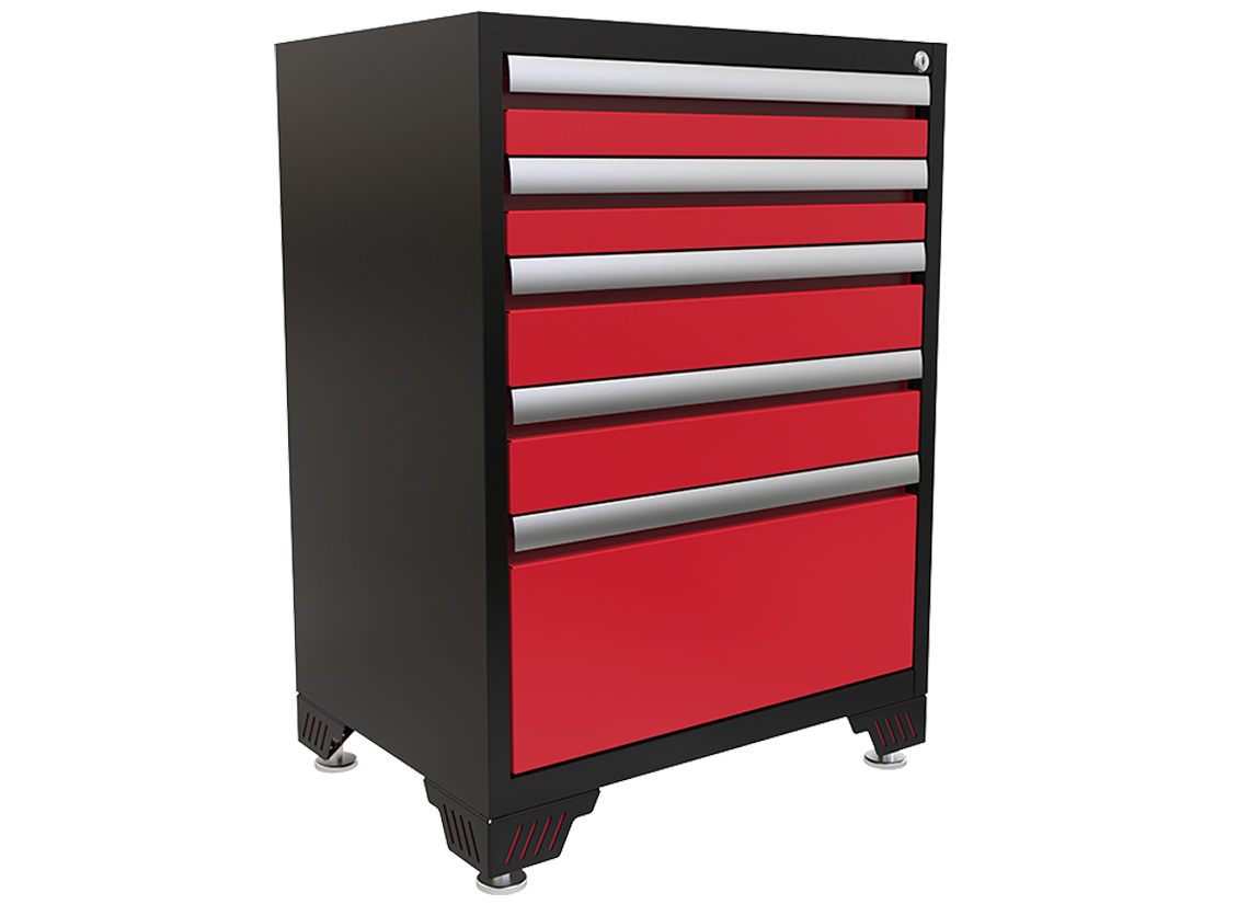 BASE STORAGE CABINET WITH DRAWERS 24”
