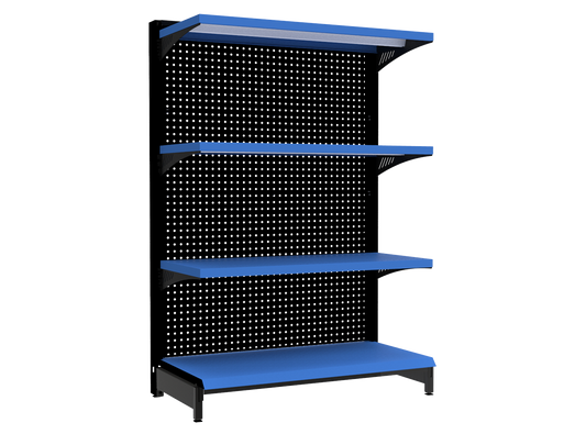 PERIMETER RETAIL SHELVING