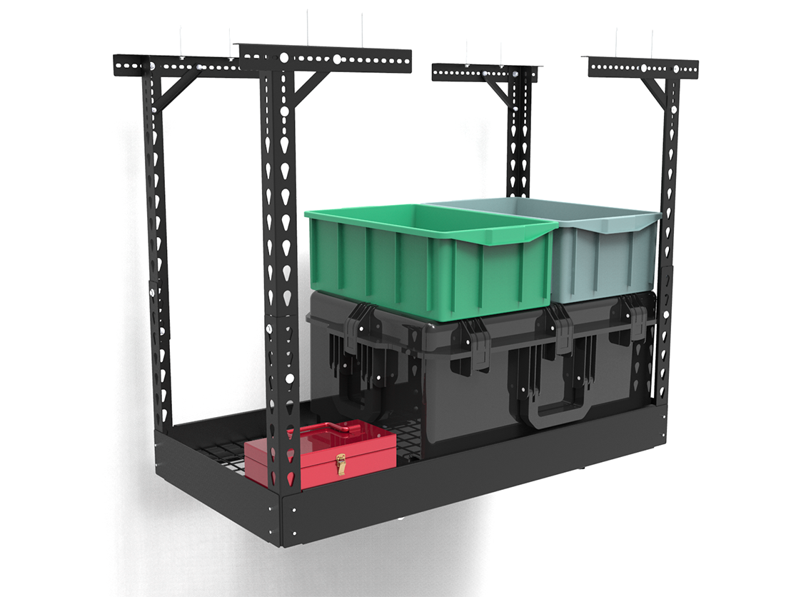 Overhead Utilities Rack OVERHEAD RACK 24” – GSI Storage Solutions