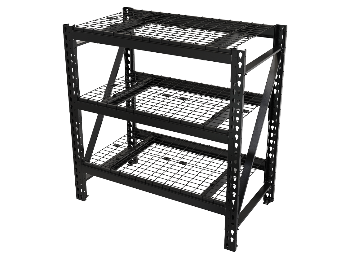 3-TIER BOLTED SHELVING