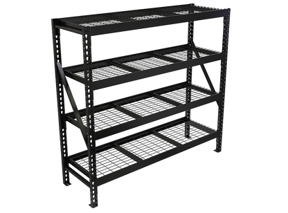 4-SHELF STORAGE RACK 76x72x26”